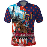 Kentucky Horses Racing 2025 Polo Shirt Anniversary 151st The Race for the Roses