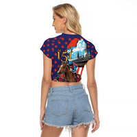 Kentucky Horses Racing 2025 Raglan Cropped T Shirt Anniversary 151st The Race for the Roses