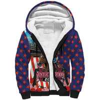 Kentucky Horses Racing 2025 Sherpa Hoodie Anniversary 151st The Race for the Roses