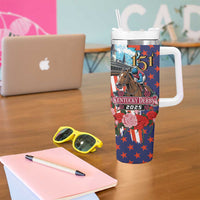 Kentucky Horses Racing 2025 Tumbler With Handle Anniversary 151st The Race for the Roses
