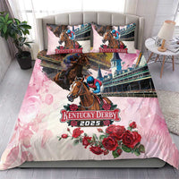Kentucky Horses Racing 2025 Bedding Set Churchill Downs The Race for the Roses