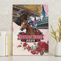 Kentucky Horses Racing 2025 Canvas Wall Art Churchill Downs The Race for the Roses