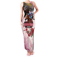 Kentucky Horses Racing 2025 Family Matching Tank Maxi Dress and Hawaiian Shirt Churchill Downs The Race for the Roses