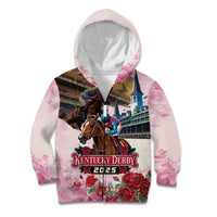 Kentucky Horses Racing 2025 Kid Hoodie Churchill Downs The Race for the Roses