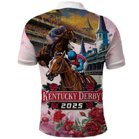 Kentucky Horses Racing 2025 Polo Shirt Churchill Downs The Race for the Roses