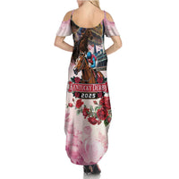 Kentucky Horses Racing 2025 Summer Maxi Dress Churchill Downs The Race for the Roses