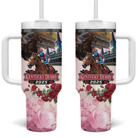 Kentucky Horses Racing 2025 Tumbler With Handle Churchill Downs The Race for the Roses