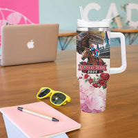 Kentucky Horses Racing 2025 Tumbler With Handle Churchill Downs The Race for the Roses