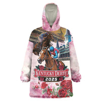 Kentucky Horses Racing 2025 Wearable Blanket Hoodie Churchill Downs The Race for the Roses