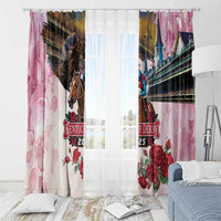 Kentucky Horses Racing 2025 Window Curtain Churchill Downs The Race for the Roses