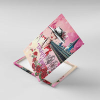 Kentucky Horses Racing Canvas Wall Art Churchill Downs Derby Girl Watercolor Style