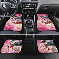 Kentucky Horses Racing Car Mats Churchill Downs Derby Girl Watercolor Style