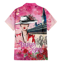 Kentucky Horses Racing Family Matching Mermaid Dress and Hawaiian Shirt Churchill Downs Derby Girl Watercolor Style