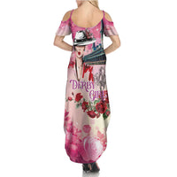 Kentucky Horses Racing Family Matching Summer Maxi Dress and Hawaiian Shirt Churchill Downs Derby Girl Watercolor Style