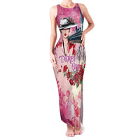 Kentucky Horses Racing Family Matching Tank Maxi Dress and Hawaiian Shirt Churchill Downs Derby Girl Watercolor Style