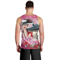 Kentucky Horses Racing Men Tank Top Churchill Downs Derby Girl Watercolor Style