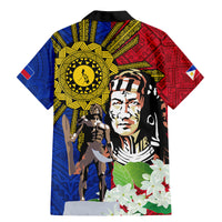 Philippines Lapu-Lapu Family Matching Mermaid Dress and Hawaiian Shirt Filipino Sun Tattoo With Yakan Pattern - Wonder Print Shop
