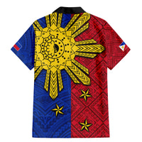 Philippines Sun Batok Tattoo Family Matching Mermaid Dress and Hawaiian Shirt Polynesian and Yakan Pattern - Wonder Print Shop