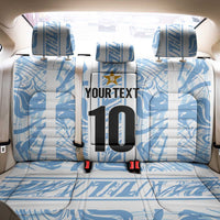 Custom Argentina Champion Football 2024 Back Car Seat Cover La Albiceleste Campeon de America - Wonder Print Shop