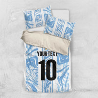 Custom Argentina Champion Football 2024 Bedding Set La Albiceleste Campeon de America - Wonder Print Shop