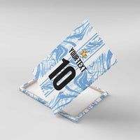 Custom Argentina Champion Football 2024 Canvas Wall Art La Albiceleste Campeon de America - Wonder Print Shop