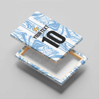 Custom Argentina Champion Football 2024 Canvas Wall Art La Albiceleste Campeon de America - Wonder Print Shop