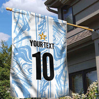 Custom Argentina Champion Football 2024 Garden Flag La Albiceleste Campeon de America - Wonder Print Shop