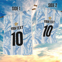 Custom Argentina Champion Football 2024 Garden Flag La Albiceleste Campeon de America - Wonder Print Shop