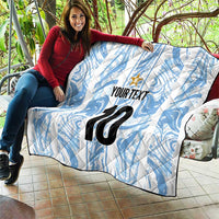 Custom Argentina Champion Football 2024 Quilt La Albiceleste Campeon de America - Wonder Print Shop