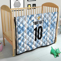 Custom Argentina Champion Football 2024 Quilt La Albiceleste Campeon de America - Wonder Print Shop
