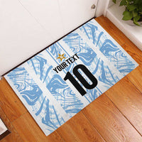 Custom Argentina Champion Football 2024 Rubber Doormat La Albiceleste Campeon de America - Wonder Print Shop