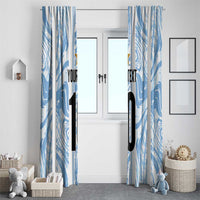 Custom Argentina Champion Football 2024 Window Curtain La Albiceleste Campeon de America - Wonder Print Shop