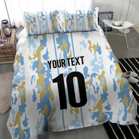 Custom Argentina Football Bedding Set Vamos La Albiceleste Camouflage Style - Wonder Print Shop