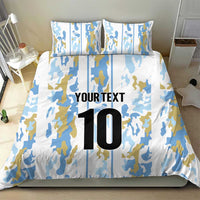Custom Argentina Football Bedding Set Vamos La Albiceleste Camouflage Style - Wonder Print Shop