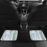 Custom Argentina Football Car Mats Vamos La Albiceleste Camouflage Style - Wonder Print Shop