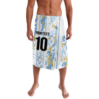 Custom Argentina Football Lavalava Vamos La Albiceleste Camouflage Style - Wonder Print Shop