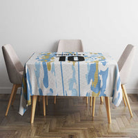 Custom Argentina Football Tablecloth Vamos La Albiceleste Camouflage Style - Wonder Print Shop
