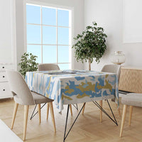 Custom Argentina Football Tablecloth Vamos La Albiceleste Camouflage Style - Wonder Print Shop