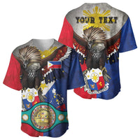 Custom Philippines World Champion Boxing Baseball Jersey Eagle-Grunge Design - Wonder Print Shop
