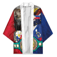 Custom Philippines World Champion Boxing Kimono Eagle-Grunge Design - Wonder Print Shop