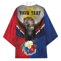 Custom Philippines World Champion Boxing Kimono Eagle-Grunge Design - Wonder Print Shop