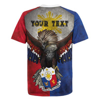 Custom Philippines World Champion Boxing Rugby Jersey Eagle-Grunge Design - Wonder Print Shop