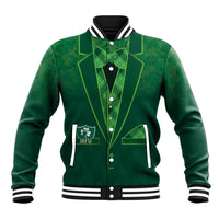 Custom Ireland Rugby Traditional Suit Costume Baseball Jacket Shamrock Sporty Style - Wonder Print Shop