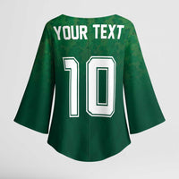Custom Ireland Rugby Traditional Suit Costume Kimono Sleeve Blouse Shamrock Sporty Style - Wonder Print Shop