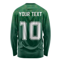 Custom Ireland Rugby Traditional Suit Costume Long Sleeve Shirt Shamrock Sporty Style - Wonder Print Shop
