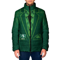Custom Ireland Rugby Traditional Suit Costume Padded Jacket Shamrock Sporty Style - Wonder Print Shop