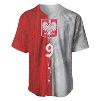 Custom Polish Football Baseball Jersey Eagle Wings Grunge Sporty Half Style - Wonder Print Shop