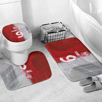Custom Polish Football Bathroom Set Eagle Wings Grunge Sporty Half Style - Wonder Print Shop