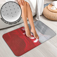 Custom Polish Football Bathroom Set Eagle Wings Grunge Sporty Half Style - Wonder Print Shop
