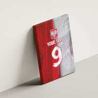Custom Polish Football Canvas Wall Art Eagle Wings Grunge Sporty Half Style - Wonder Print Shop